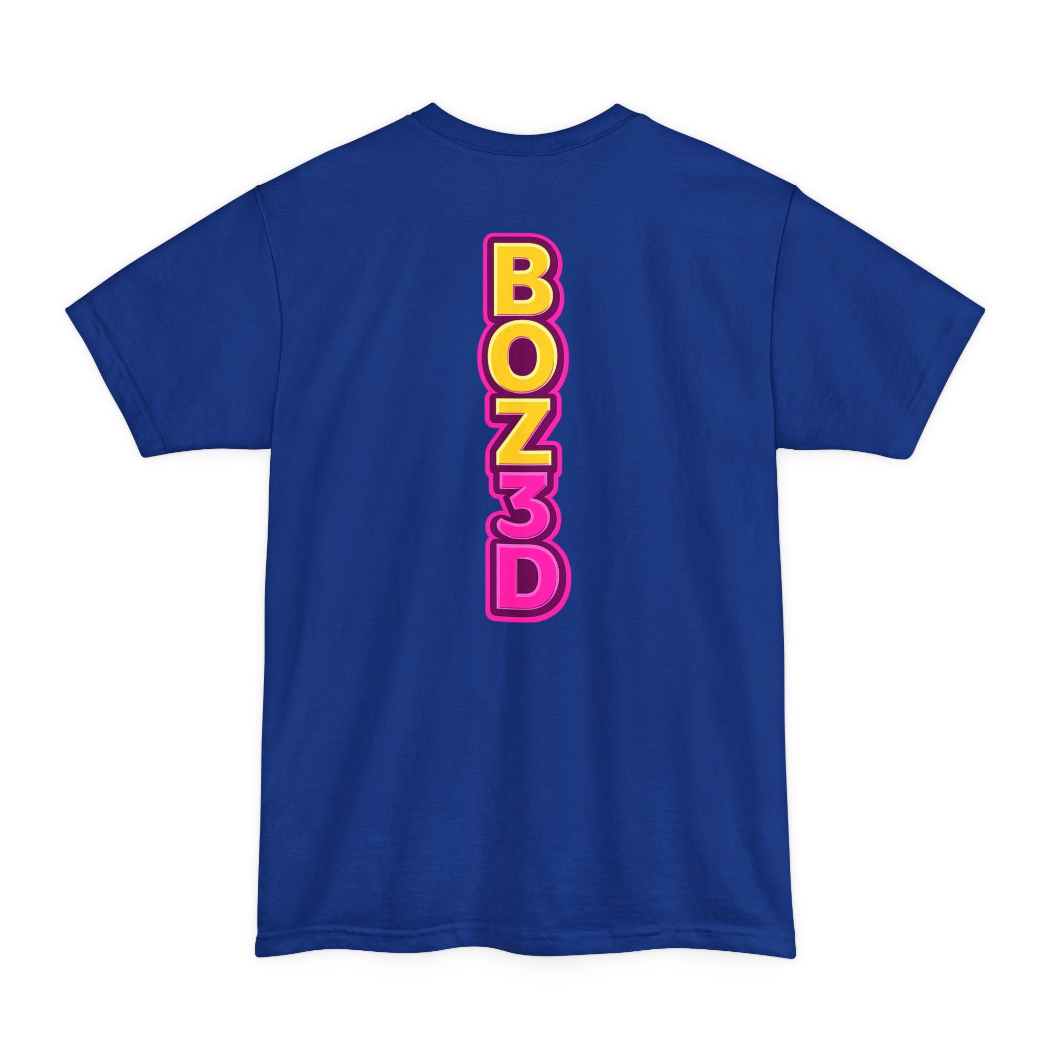 BOZ3D Skeleton Knight Color Logo T-Shirt | Gold & Pink 3D Printing Maker Tee