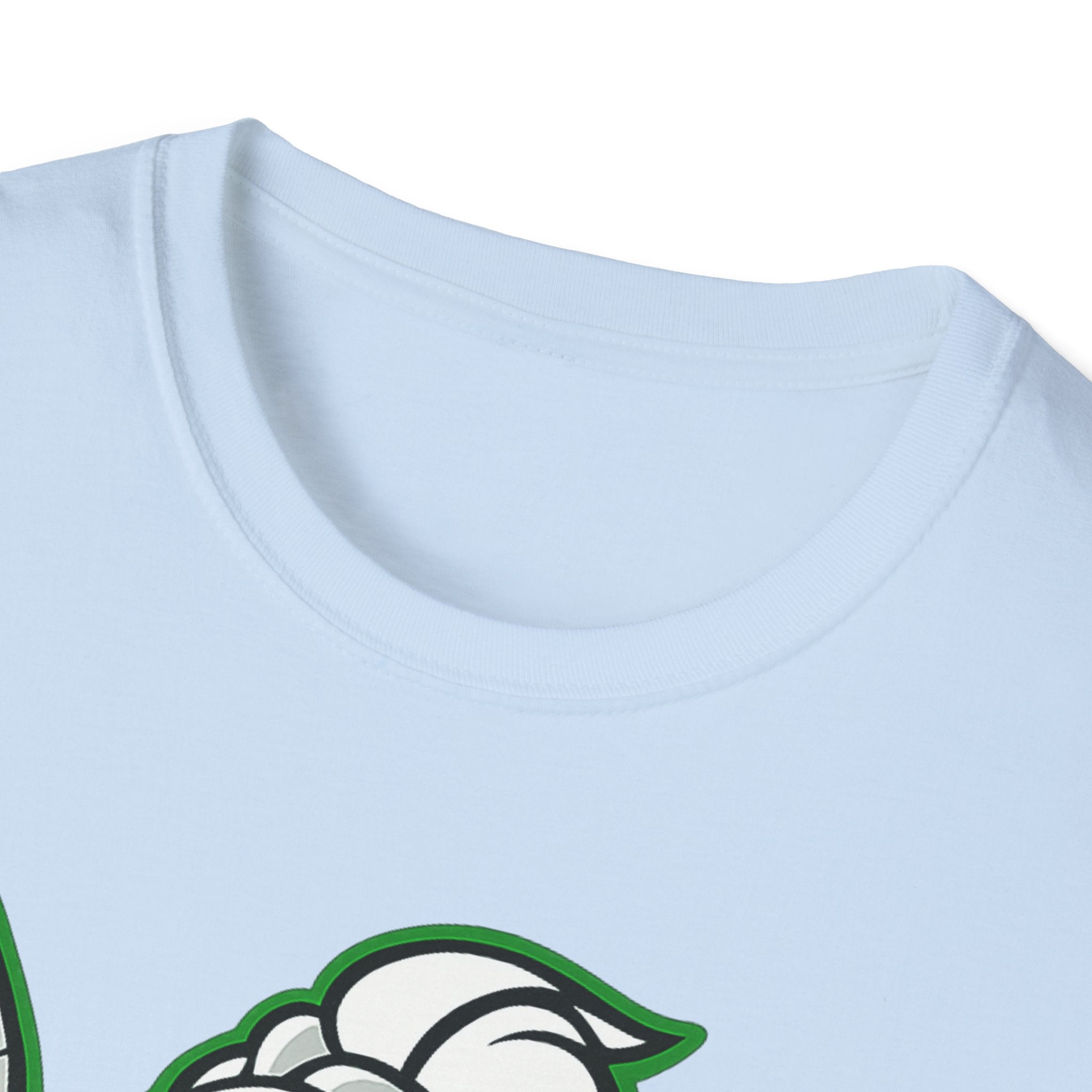 BOZ3D Skeleton Knight Color Logo T-Shirt | White & Green 3D Printing Maker Tee