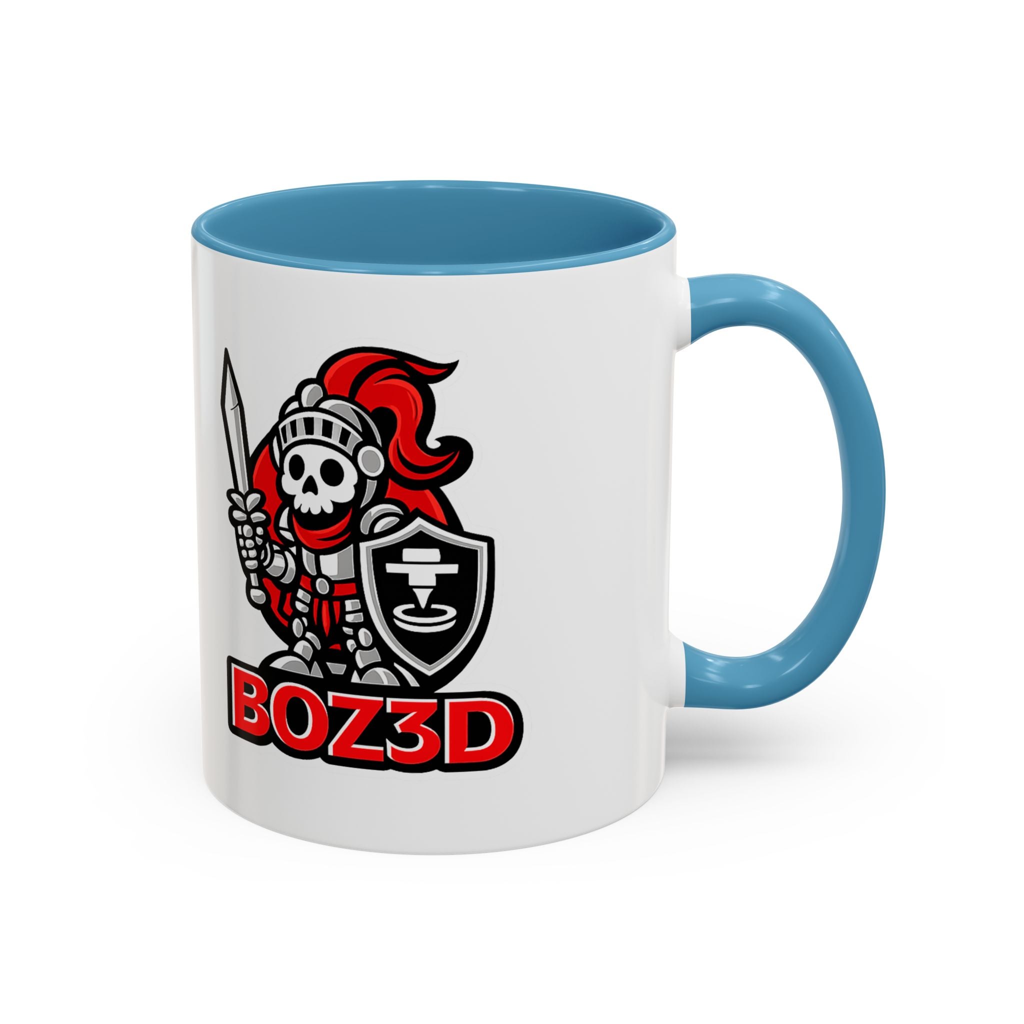 BOZ3D Skeleton Knight Coffee Mug (11/15oz) - Gamer & 3D Printing Enthusiast Gift