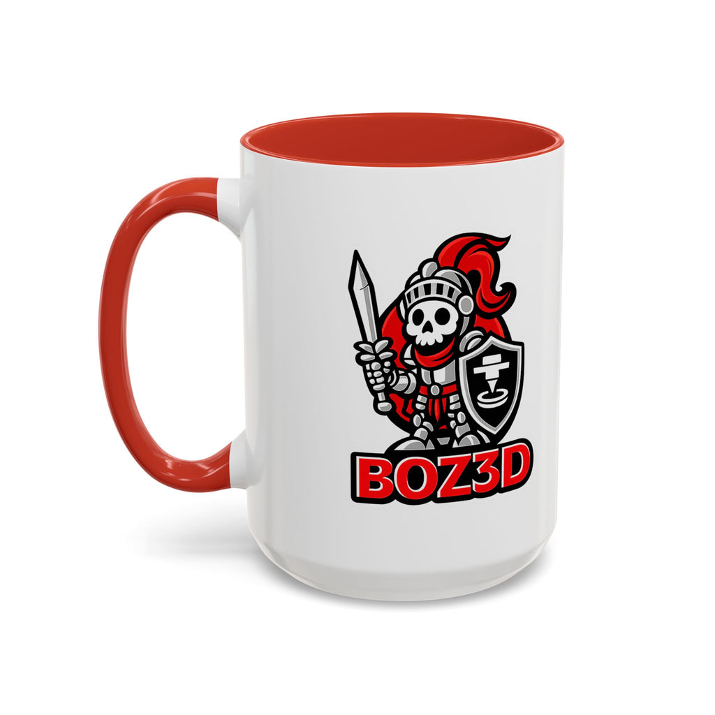 BOZ3D Skeleton Knight Coffee Mug (11/15oz) - Gamer & 3D Printing Enthusiast Gift