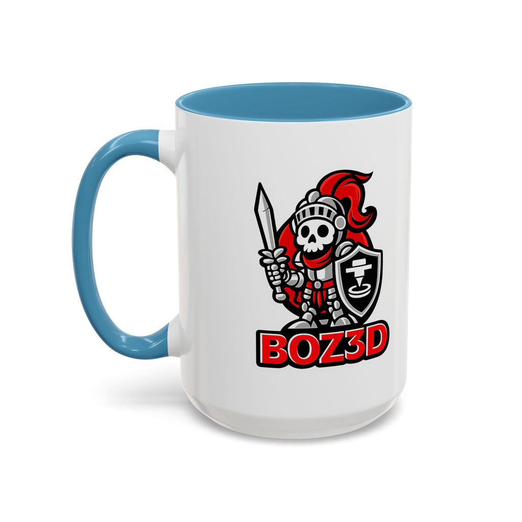 BOZ3D Skeleton Knight Coffee Mug (11/15oz) - Gamer & 3D Printing Enthusiast Gift