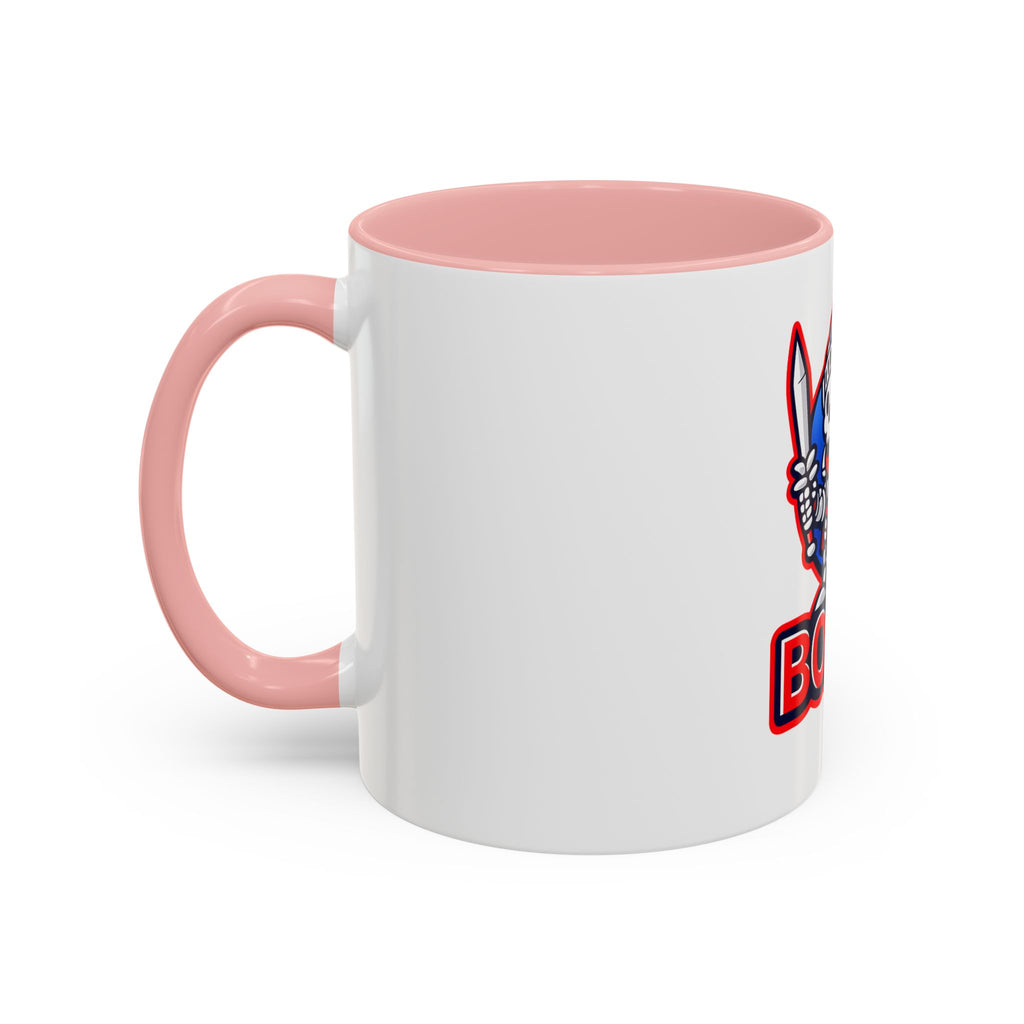 Boz3D Knight Skull Coffee Mug — Gaming Logo Accent Mug (11/15oz)