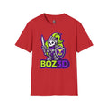 BOZ3D Skeleton Knight Color Logo T-Shirt | Green & Purple 3D Printing Maker Tee