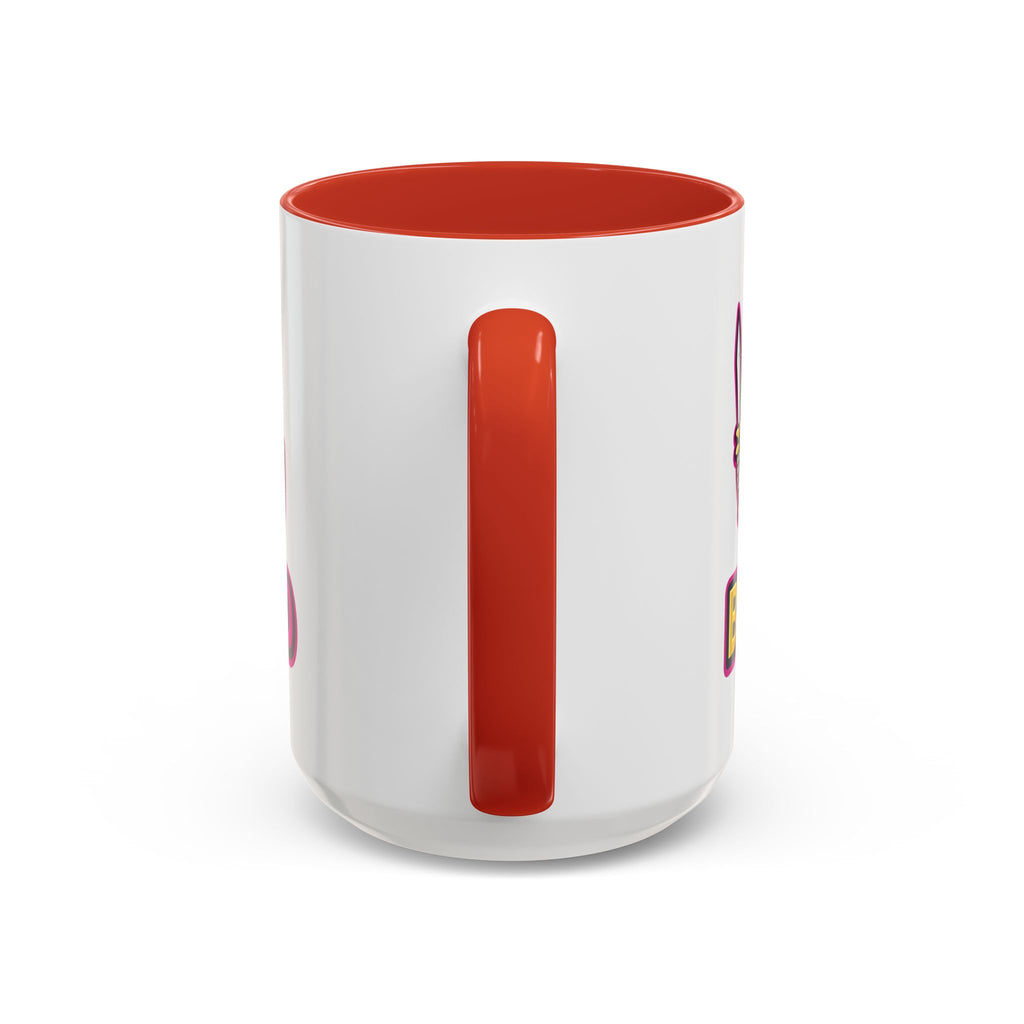 Skull Knight Logo Accent Coffee Mug (11/15oz) — BOZ3D Gaming Drinkware