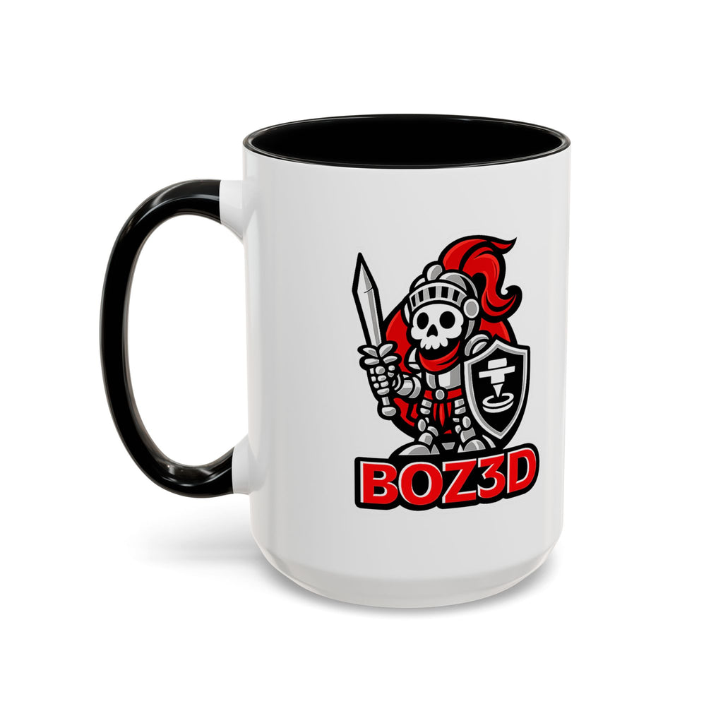 BOZ3D Skeleton Knight Coffee Mug (11/15oz) - Gamer & 3D Printing Enthusiast Gift