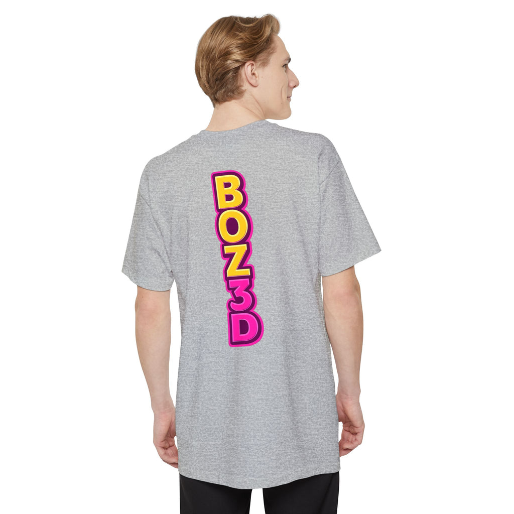 BOZ3D Skeleton Knight Color Logo T-Shirt | Gold & Pink 3D Printing Maker Tee