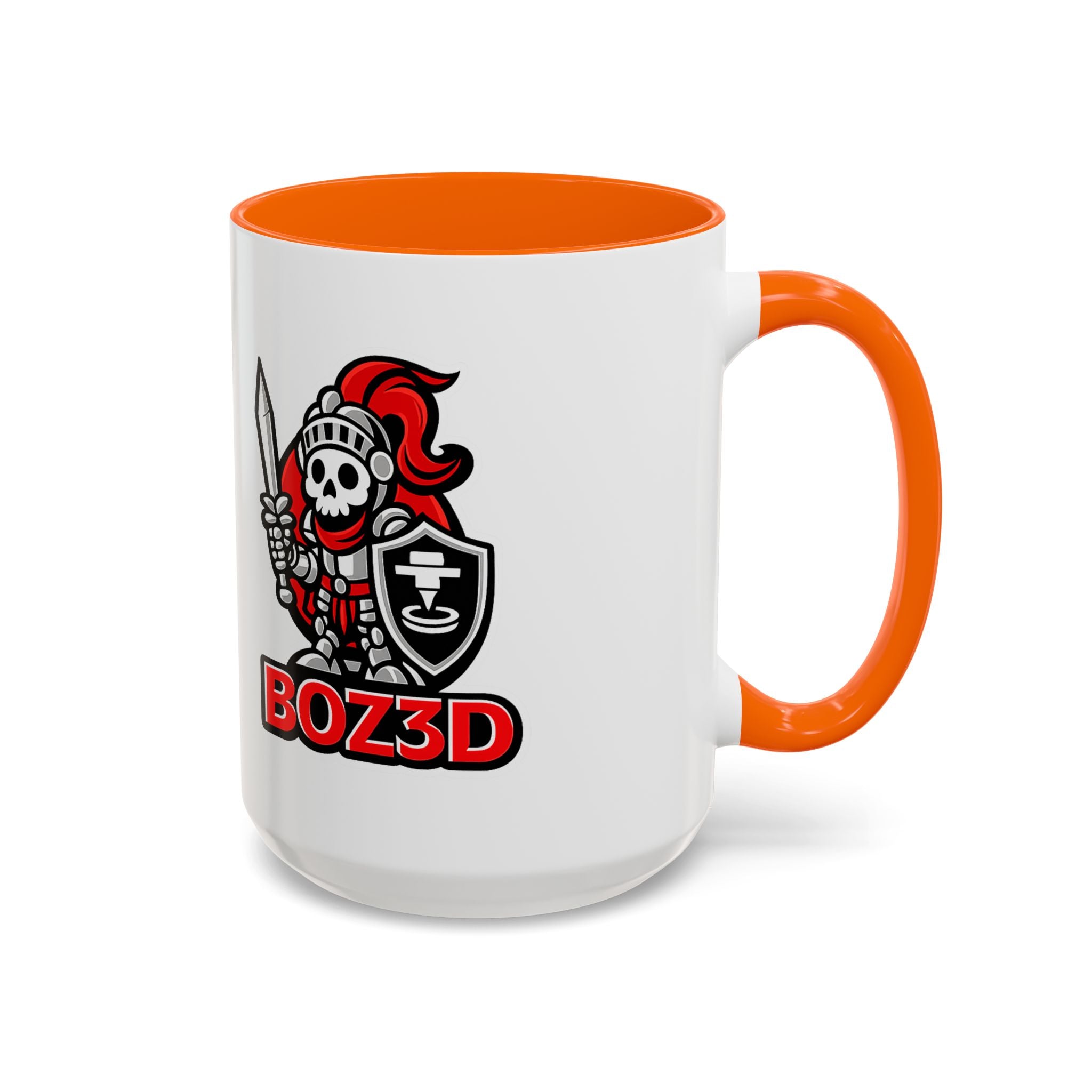 BOZ3D Skeleton Knight Coffee Mug (11/15oz) - Gamer & 3D Printing Enthusiast Gift