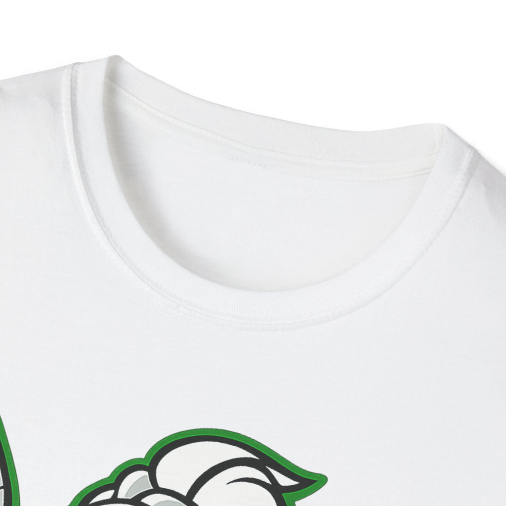 BOZ3D Skeleton Knight Color Logo T-Shirt | White & Green 3D Printing Maker Tee