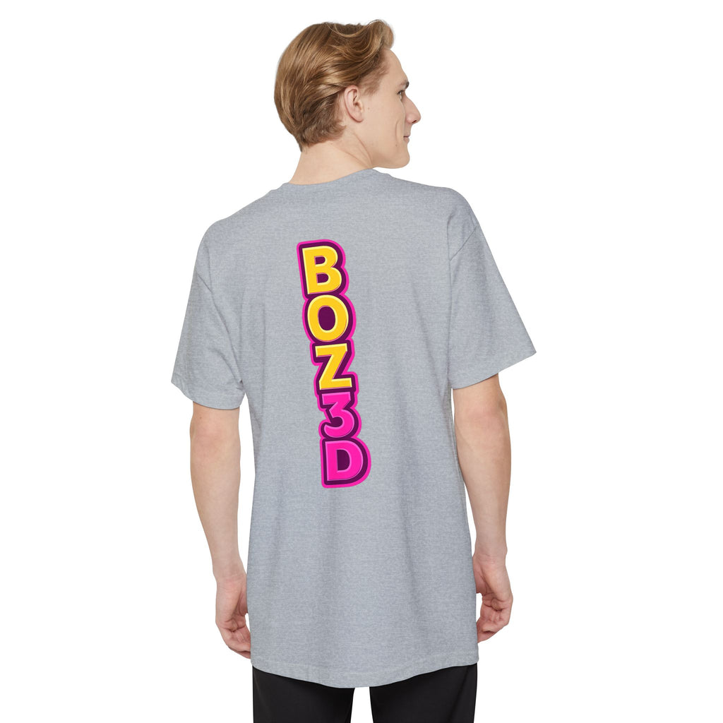 BOZ3D Skeleton Knight Color Logo T-Shirt | Gold & Pink 3D Printing Maker Tee