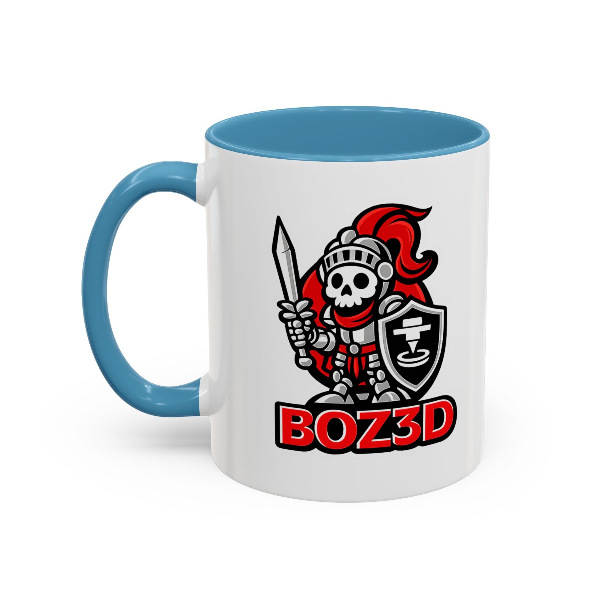 BOZ3D Skeleton Knight Coffee Mug (11/15oz) - Gamer & 3D Printing Enthusiast Gift