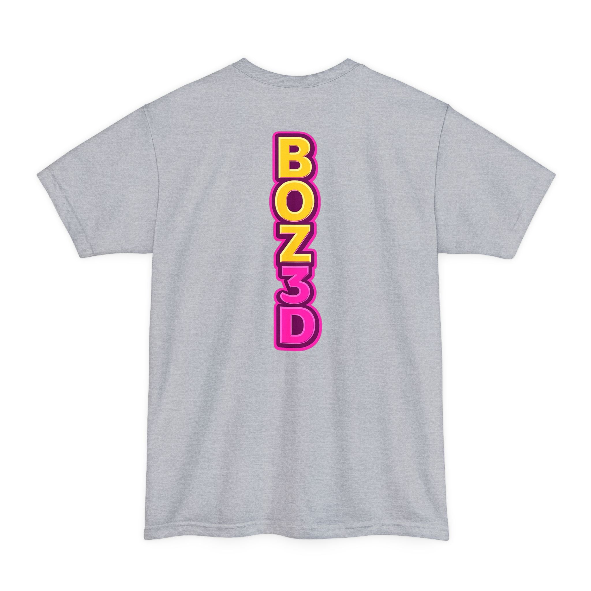 BOZ3D Skeleton Knight Color Logo T-Shirt | Gold & Pink 3D Printing Maker Tee