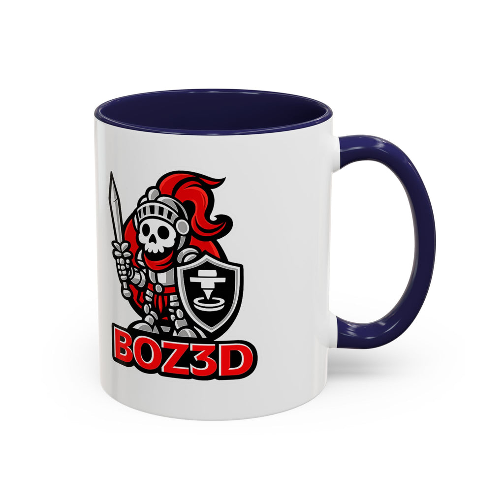 BOZ3D Skeleton Knight Coffee Mug (11/15oz) - Gamer & 3D Printing Enthusiast Gift