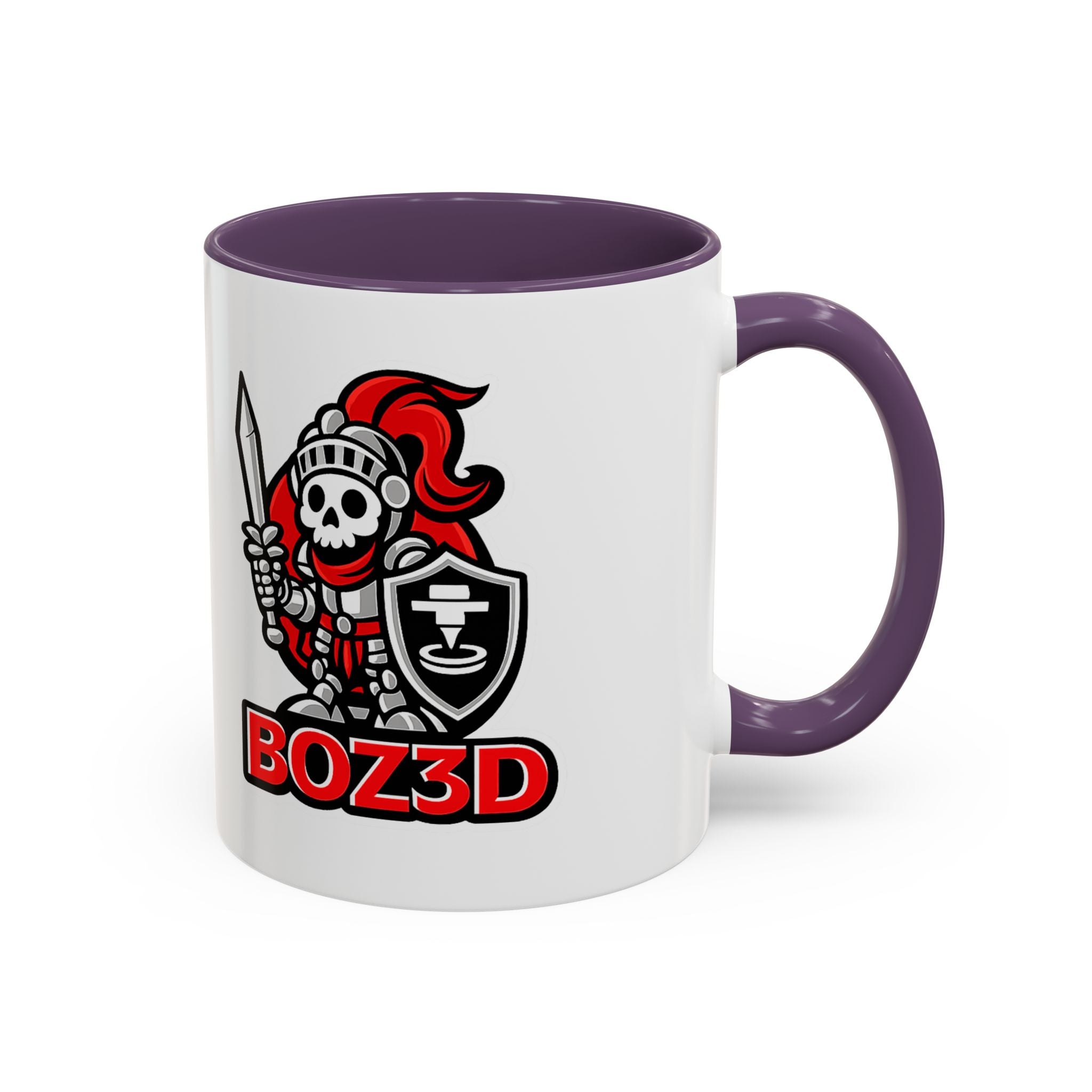BOZ3D Skeleton Knight Coffee Mug (11/15oz) - Gamer & 3D Printing Enthusiast Gift