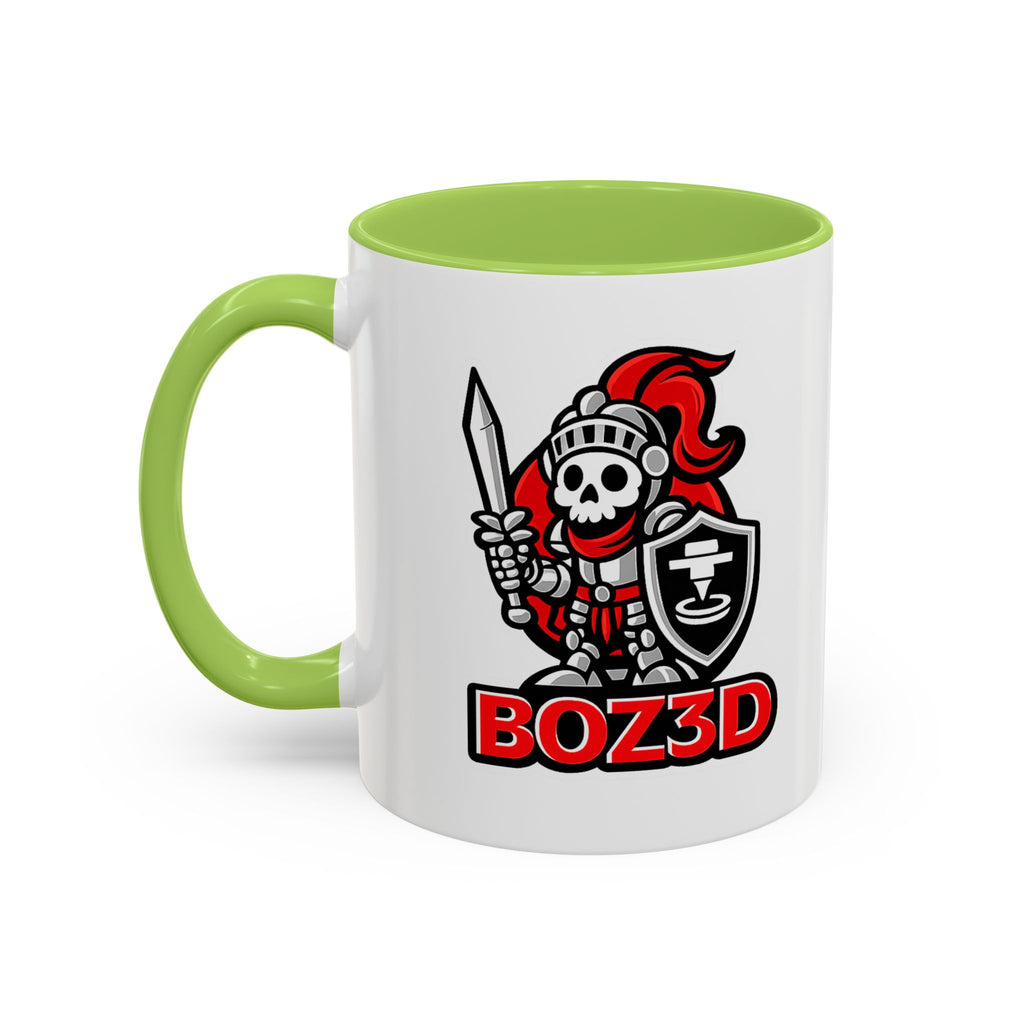 BOZ3D Skeleton Knight Coffee Mug (11/15oz) - Gamer & 3D Printing Enthusiast Gift