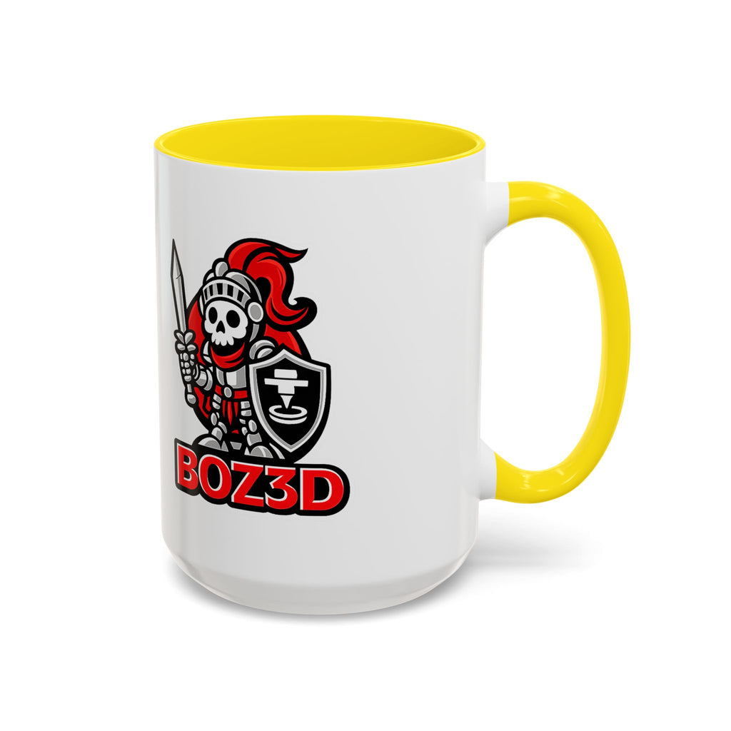 BOZ3D Skeleton Knight Coffee Mug (11/15oz) - Gamer & 3D Printing Enthusiast Gift