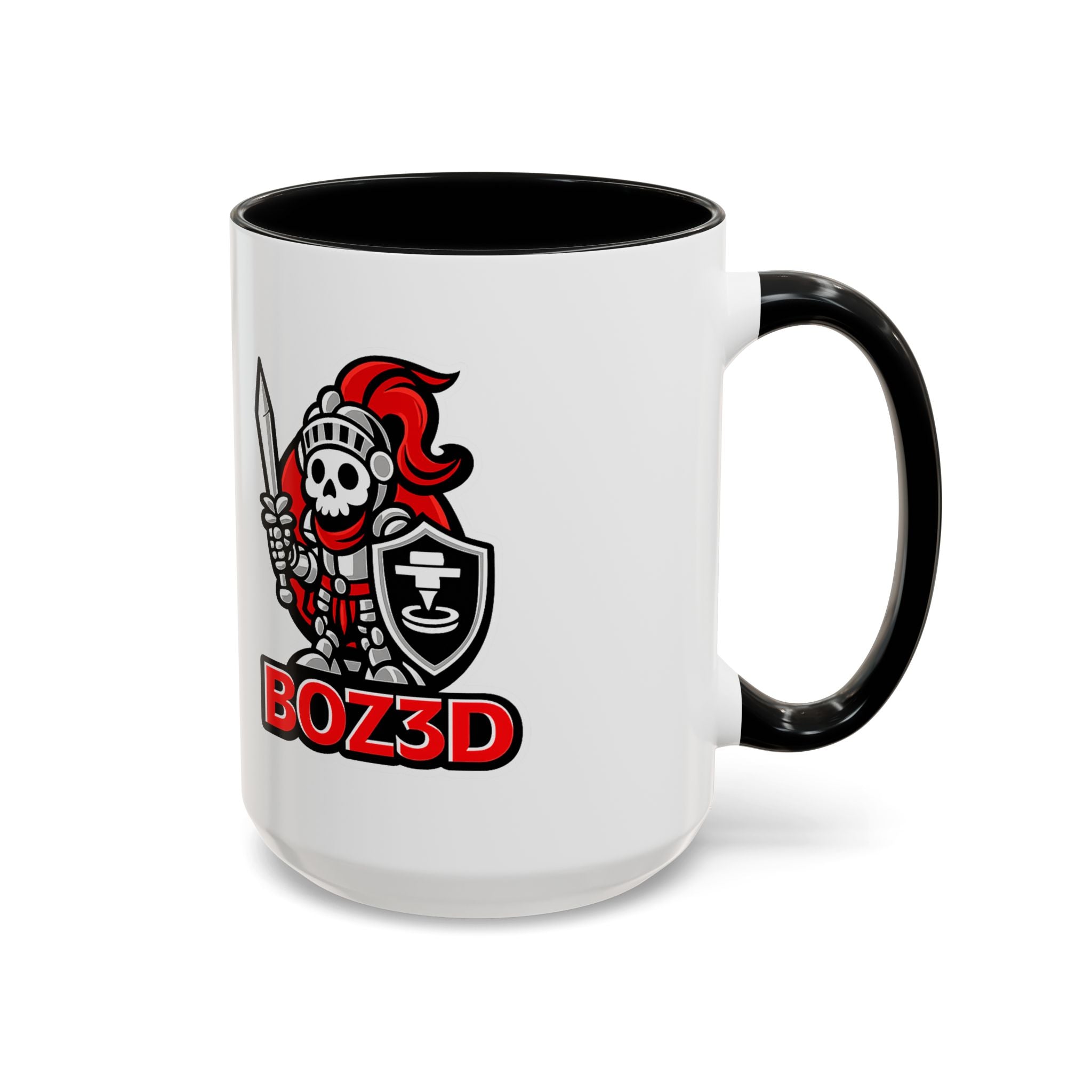 BOZ3D Skeleton Knight Coffee Mug (11/15oz) - Gamer & 3D Printing Enthusiast Gift