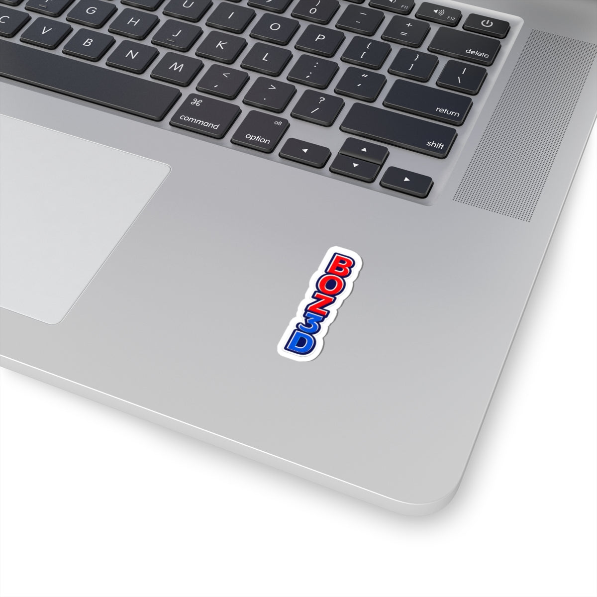 BOZ3D Vertical Logo Kiss-Cut Sticker – Red, White & Blue