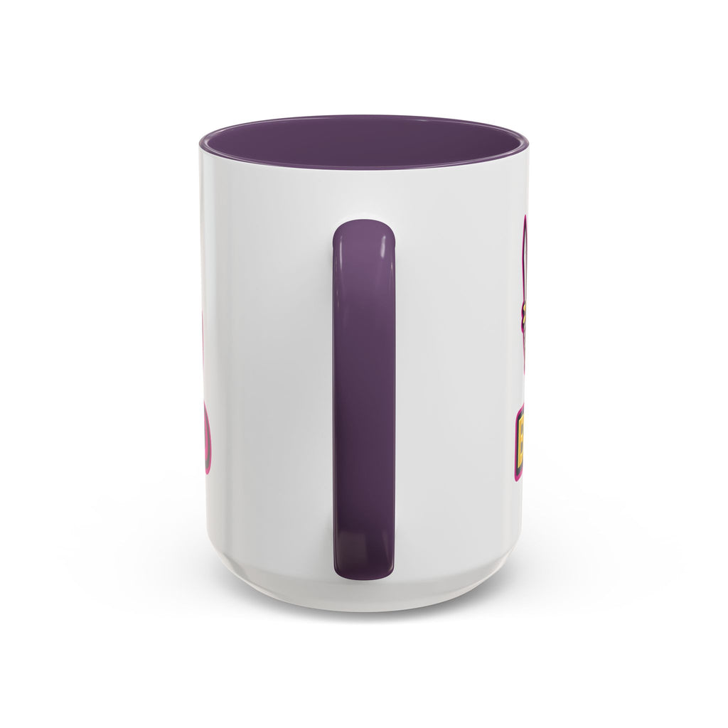 Skull Knight Logo Accent Coffee Mug (11/15oz) — BOZ3D Gaming Drinkware
