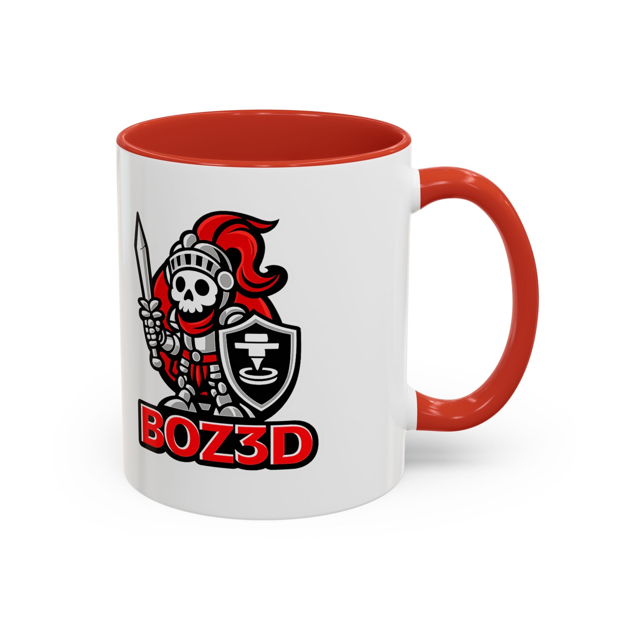 BOZ3D Skeleton Knight Coffee Mug (11/15oz) - Gamer & 3D Printing Enthusiast Gift