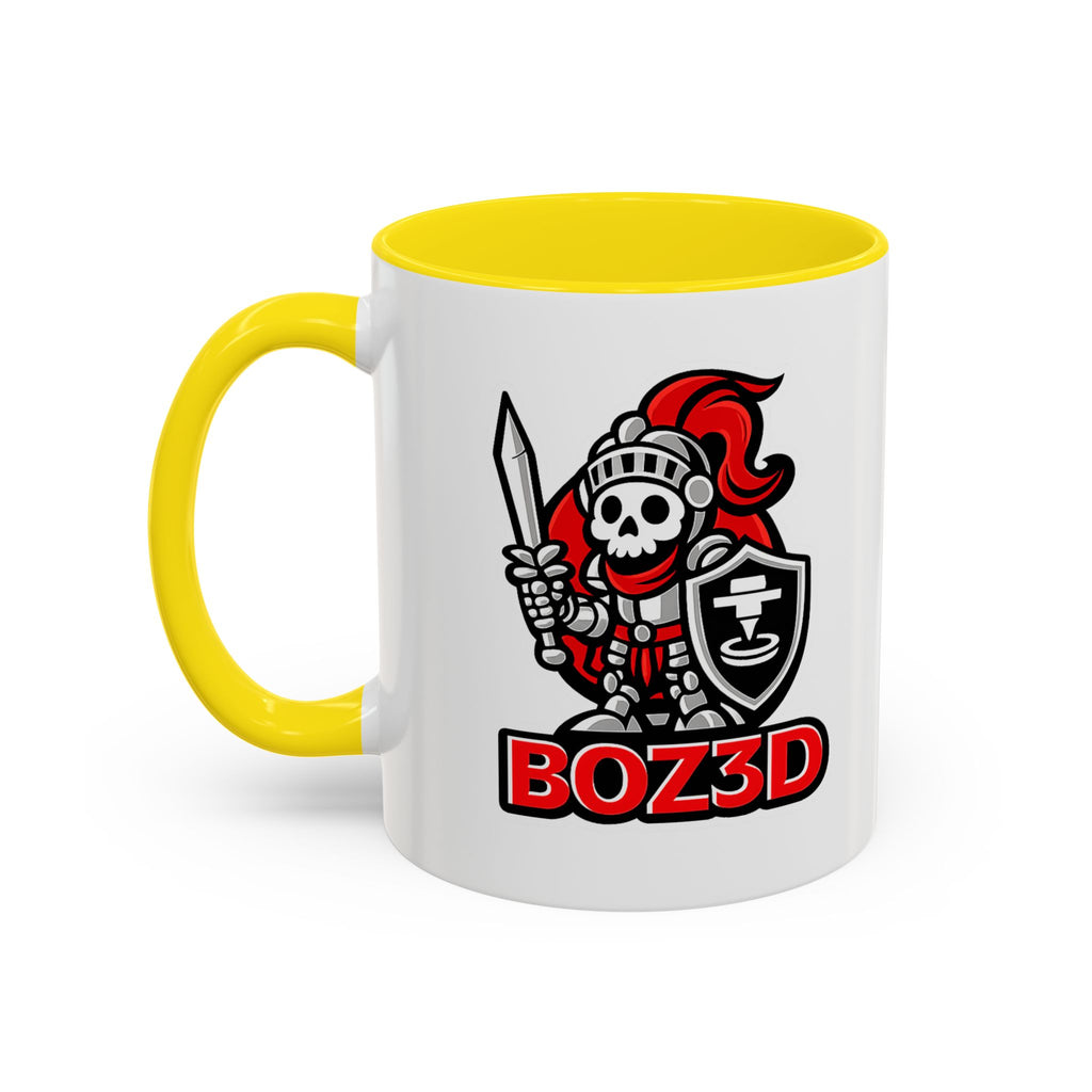 BOZ3D Skeleton Knight Coffee Mug (11/15oz) - Gamer & 3D Printing Enthusiast Gift