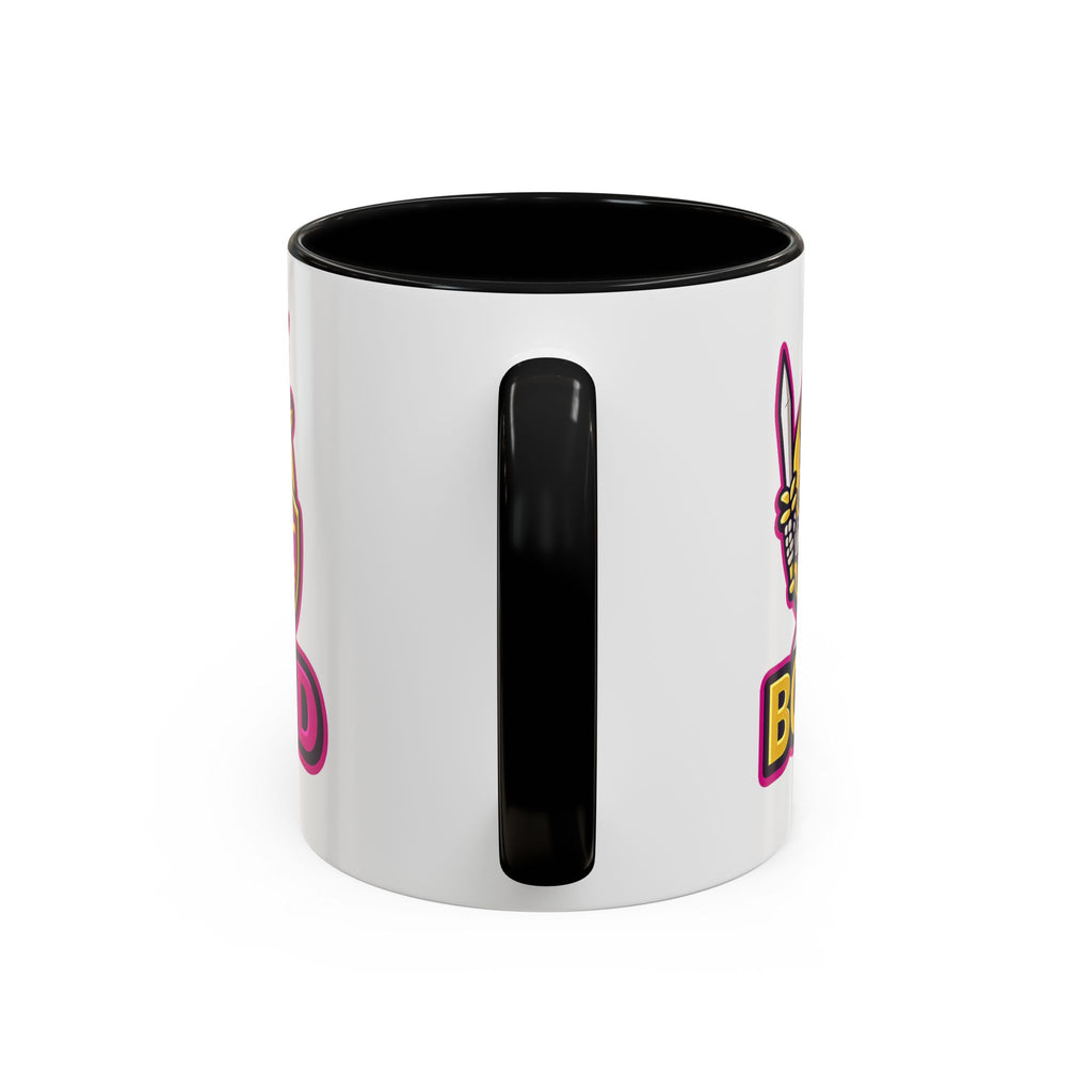 Skull Knight Logo Accent Coffee Mug (11/15oz) — BOZ3D Gaming Drinkware