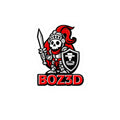 BOZ3D Logo Sticker – Red & White Edition
