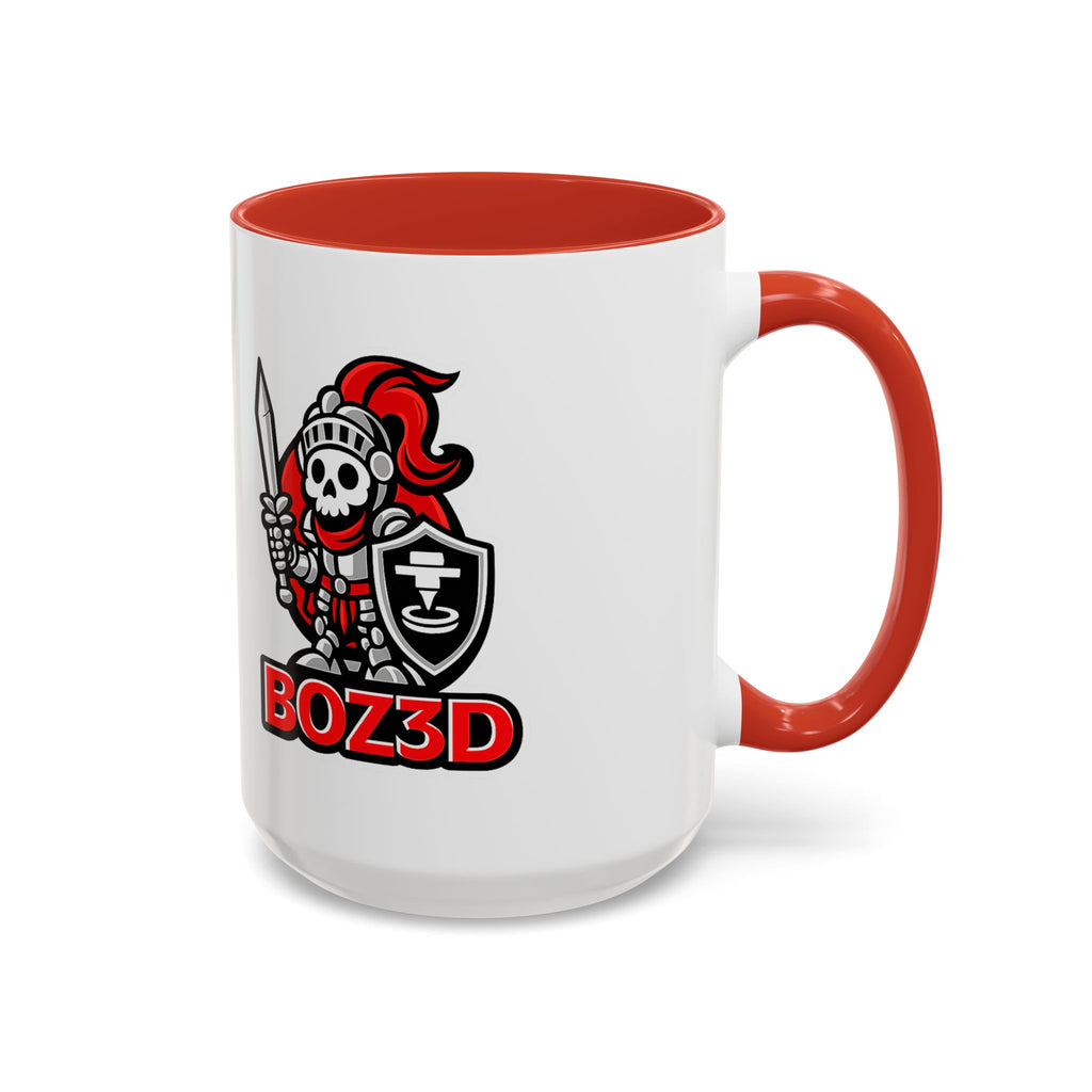 BOZ3D Skeleton Knight Coffee Mug (11/15oz) - Gamer & 3D Printing Enthusiast Gift