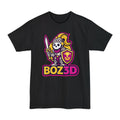 BOZ3D Skeleton Knight Color Logo T-Shirt | Gold & Pink 3D Printing Maker Tee