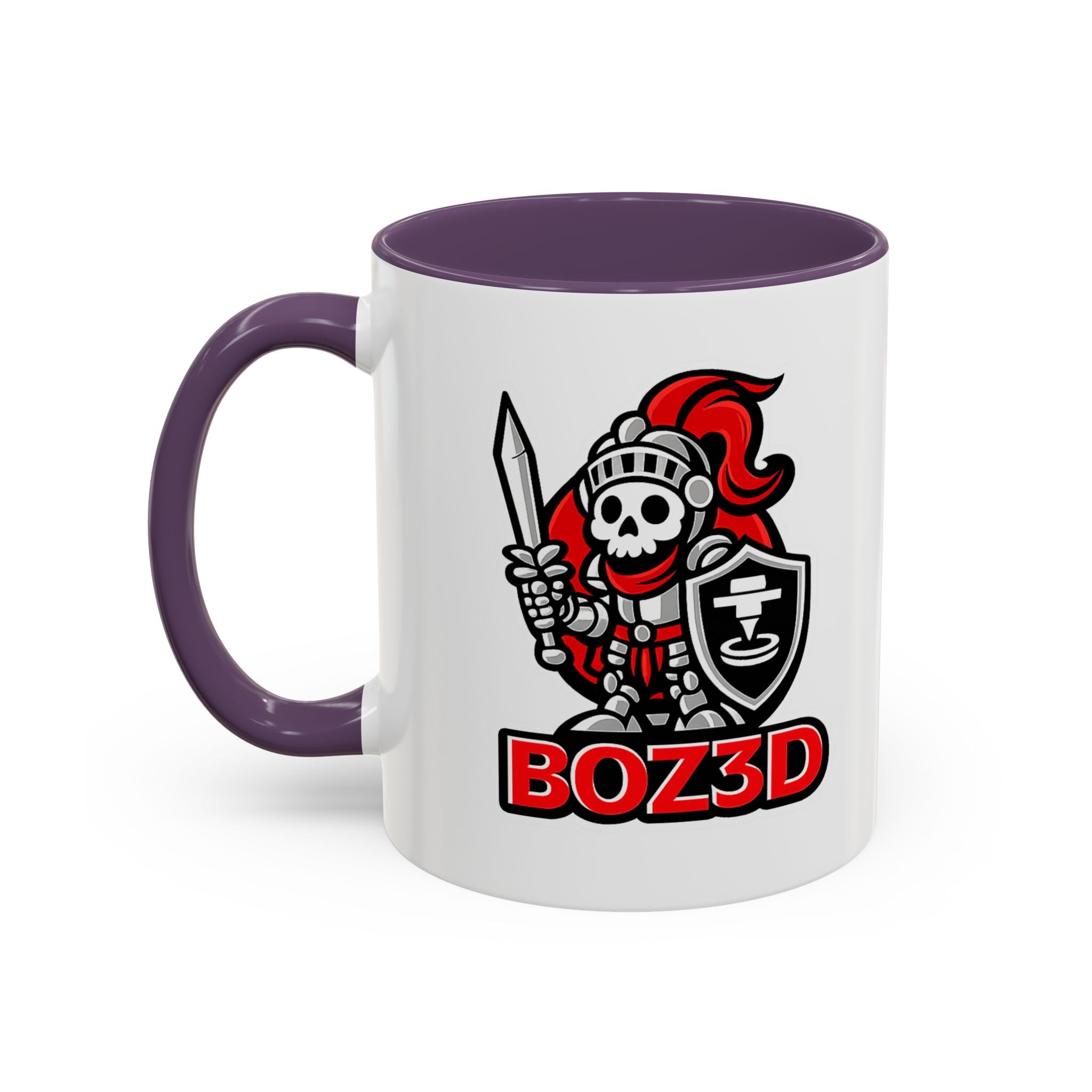 BOZ3D Skeleton Knight Coffee Mug (11/15oz) - Gamer & 3D Printing Enthusiast Gift