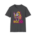 BOZ3D Skeleton Knight Color Logo T-Shirt | Gold & Pink 3D Printing Maker Tee