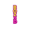 BOZ3D Logo Sticker – Pink & Gold Edition