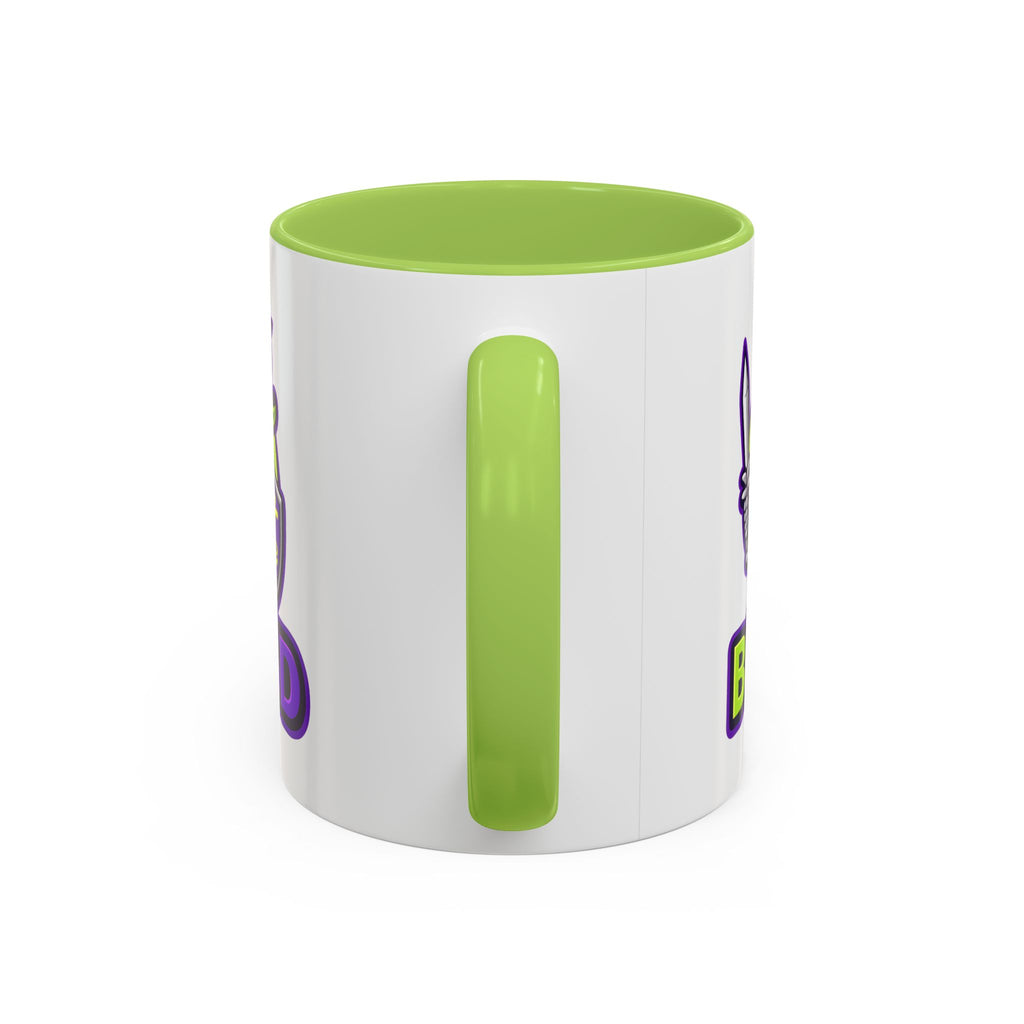 Boz3D Knight Logo Accent Coffee Mug — Gamer/Streamer Skull Knight Design (11/15oz)