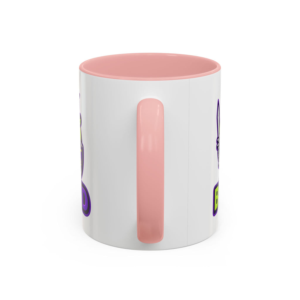 Boz3D Knight Logo Accent Coffee Mug — Gamer/Streamer Skull Knight Design (11/15oz)