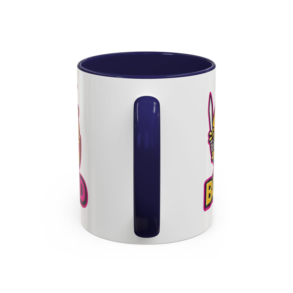 Skull Knight Logo Accent Coffee Mug (11/15oz) — BOZ3D Gaming Drinkware