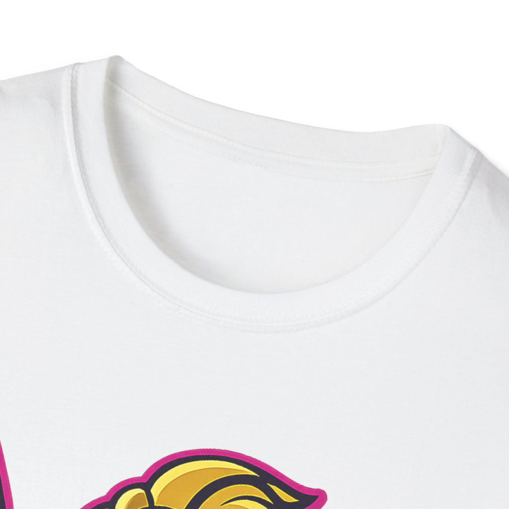 BOZ3D Skeleton Knight Color Logo T-Shirt | Gold & Pink 3D Printing Maker Tee