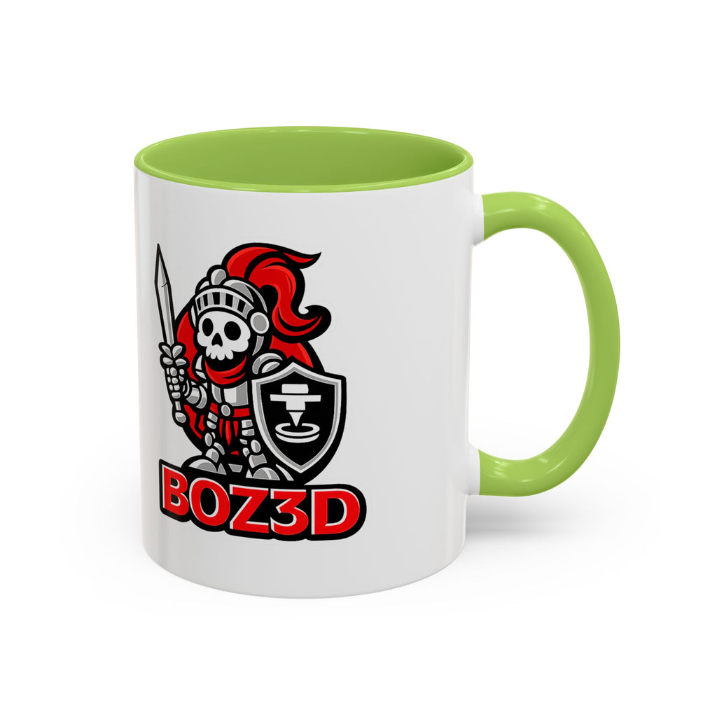 BOZ3D Skeleton Knight Coffee Mug (11/15oz) - Gamer & 3D Printing Enthusiast Gift