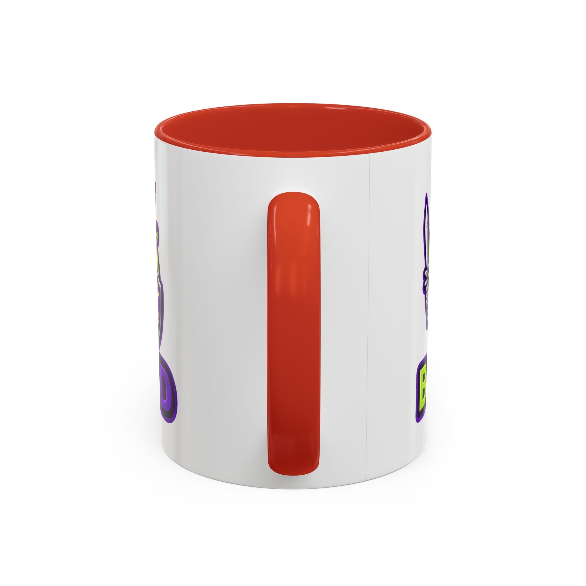 Boz3D Knight Logo Accent Coffee Mug — Gamer/Streamer Skull Knight Design (11/15oz)