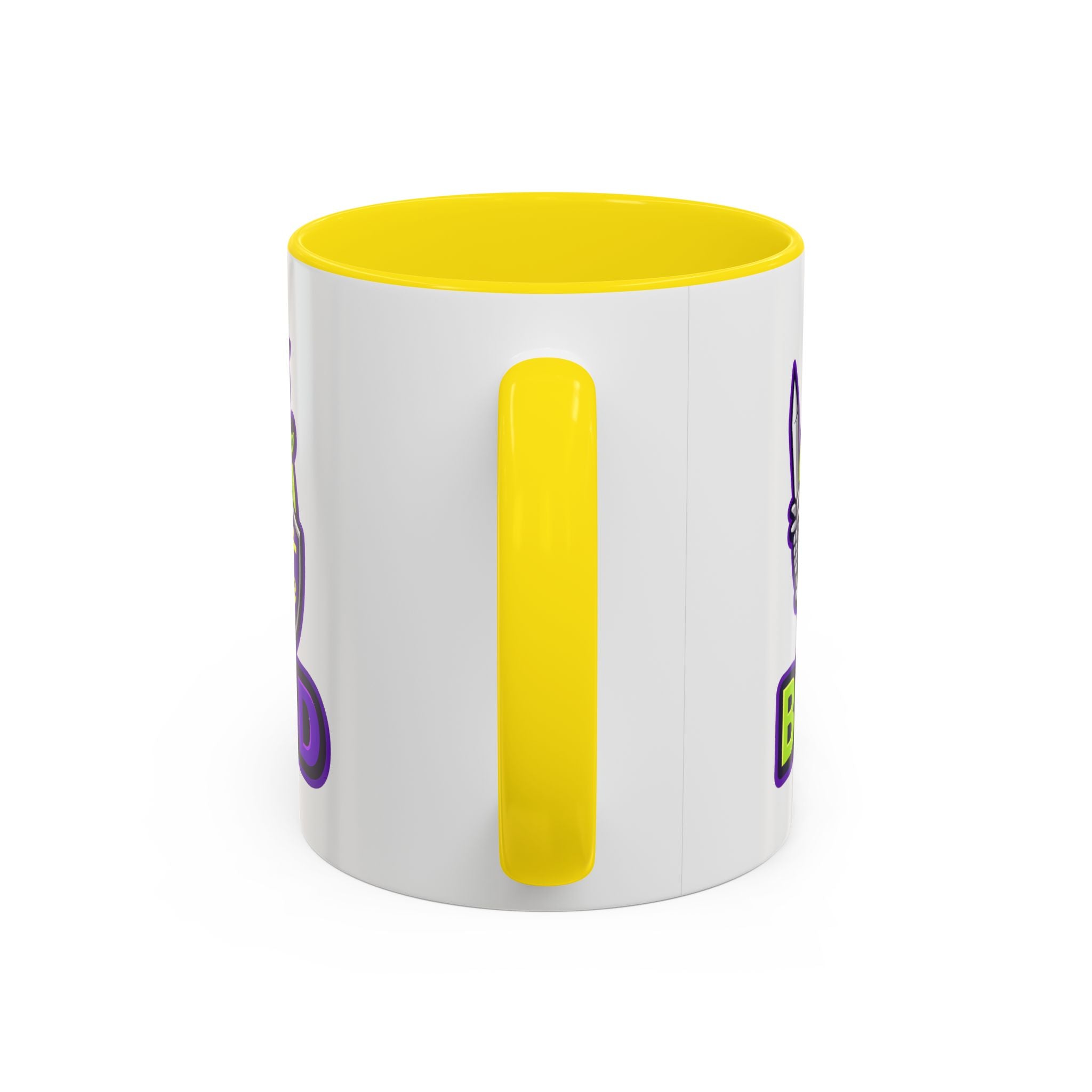 Boz3D Knight Logo Accent Coffee Mug — Gamer/Streamer Skull Knight Design (11/15oz)