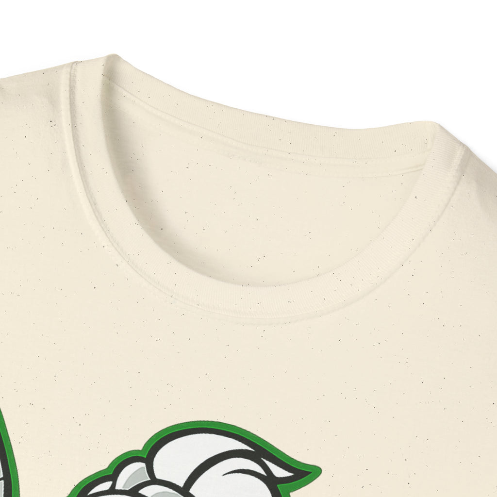 BOZ3D Skeleton Knight Color Logo T-Shirt | White & Green 3D Printing Maker Tee