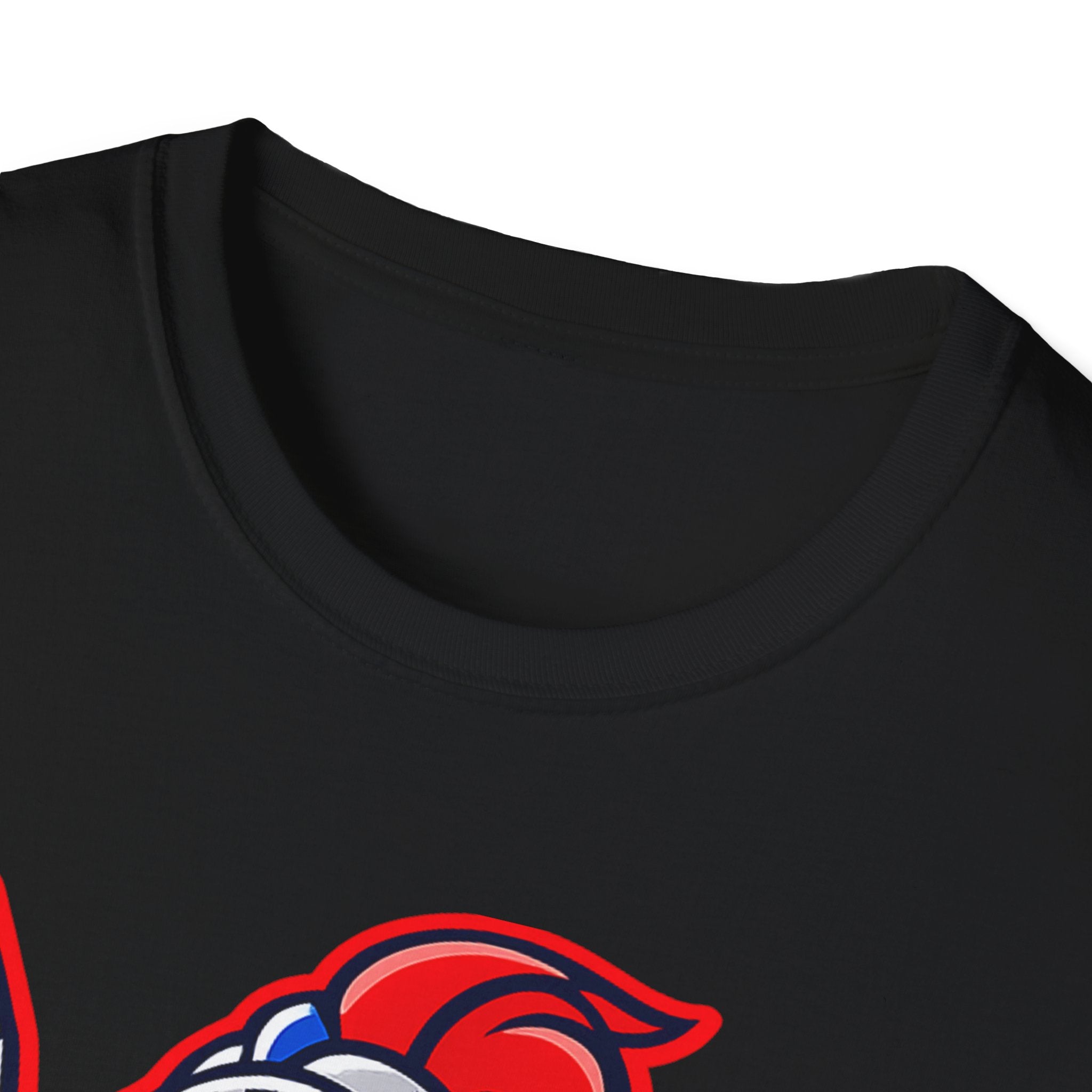 BOZ3D Skeleton Knight Color Logo T-Shirt | Red, White & Blue 3D Printing Maker Tee