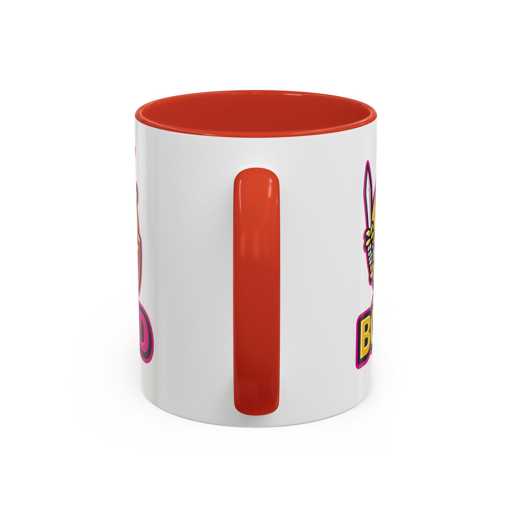 Skull Knight Logo Accent Coffee Mug (11/15oz) — BOZ3D Gaming Drinkware